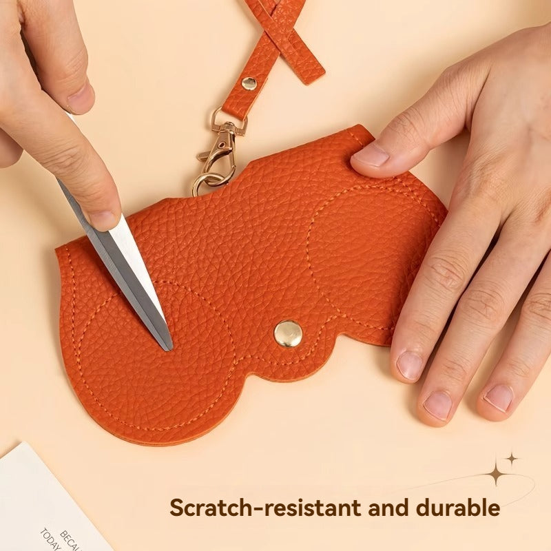 Premium Leather Glasses Bag - Creative Portable Summer Eyewear Pouch