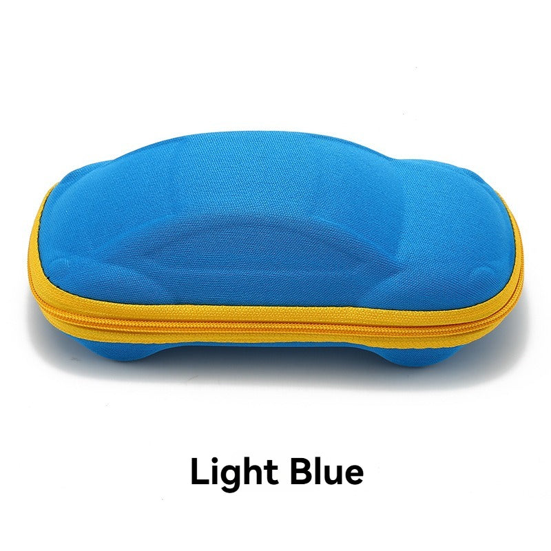 Children'S Glasses Case Eva Zipper Case Car Cartoon Sunglasses Case Anti-Pressure Optical Sunglasses Case