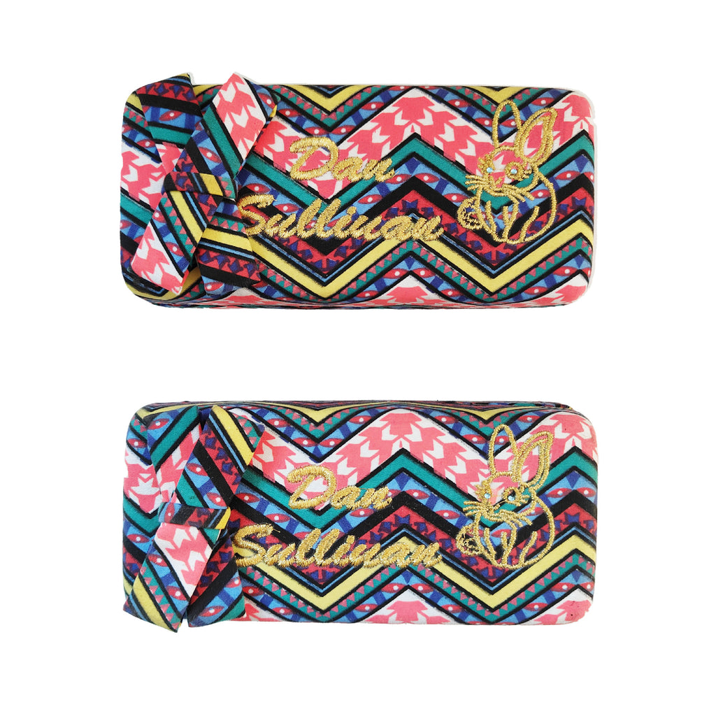 Retro Embroidered Rabbit Glasses Case Large Capacity High-End Anti-Pressure And Anti-Pressure Sunglasses Sunglasses Glasses Storage Box