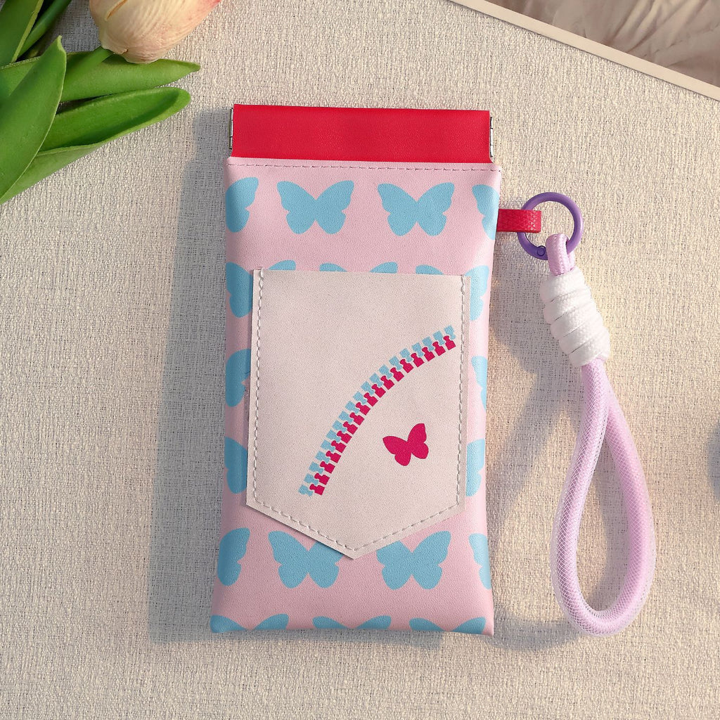 Cute Dopamine Glasses Bag - Portable String Storage for Women