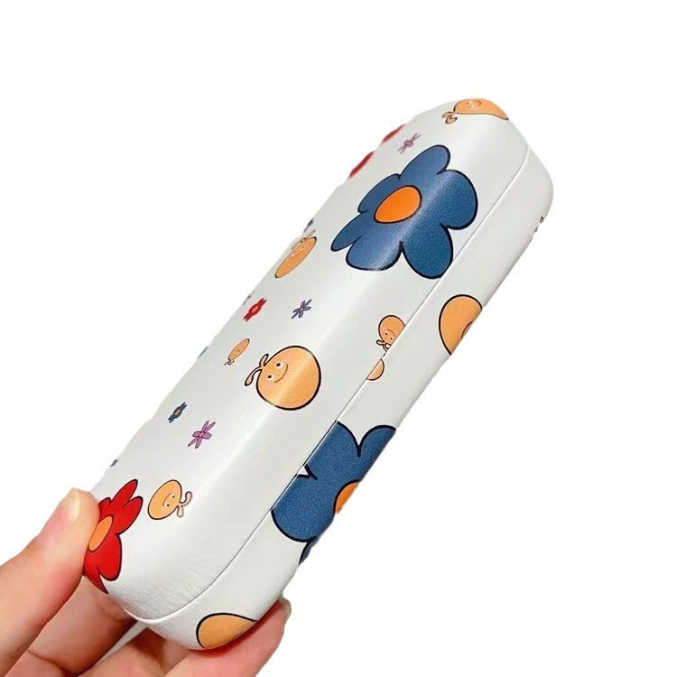 Uv Inkjet Glasses Case Cute Cartoon Pattern Glasses Storage Box