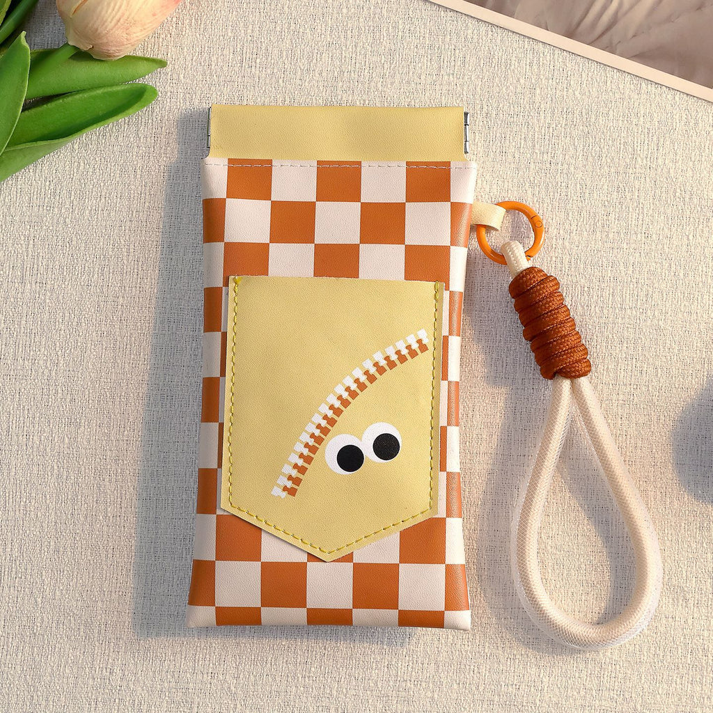 Cute Dopamine Glasses Bag - Portable String Storage for Women