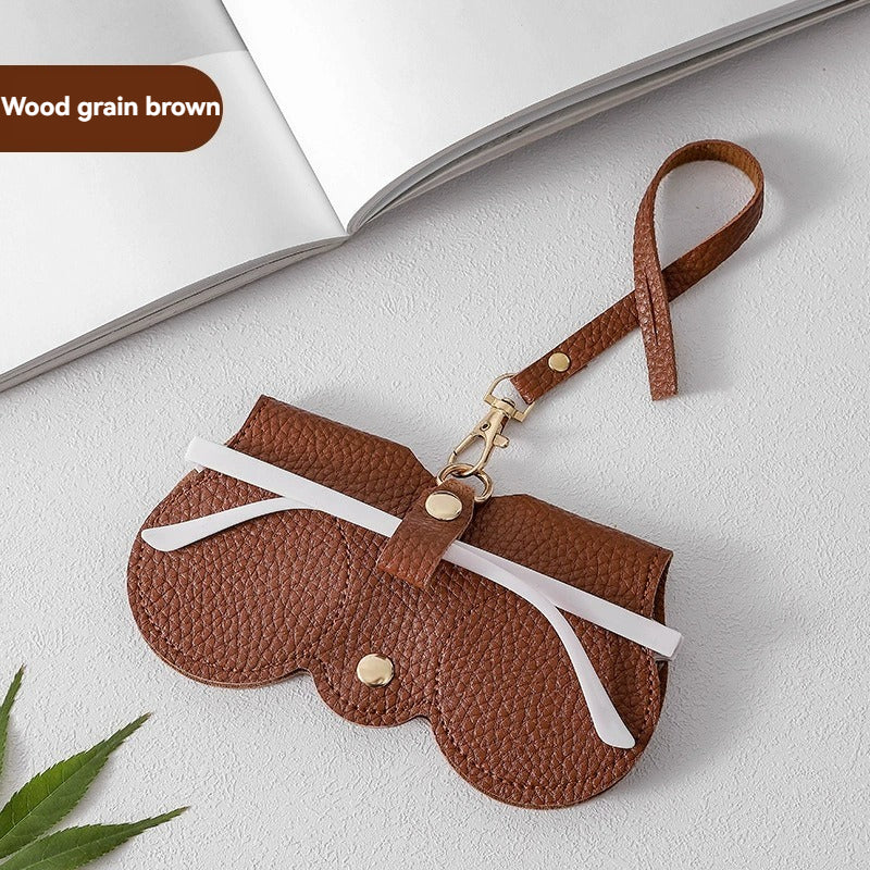 Creative And Convenient Glasses Bag, High-End Leather Portable Summer Sunglasses Sunglasses Bag