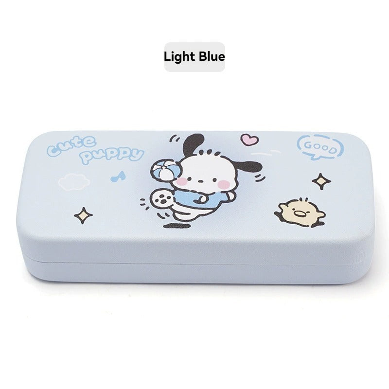 New Male Cartoon Portable Glasses Case, High-End, Pressure-Resistant And Anti-Fall Mirror Case, Primary School Student Storage Box, Female