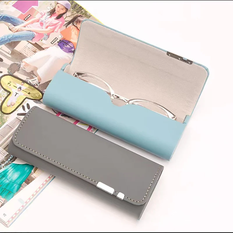 Simple And Atmospheric Leather Fashion Myopia Sunglasses Case High-End Handmade Glasses Case