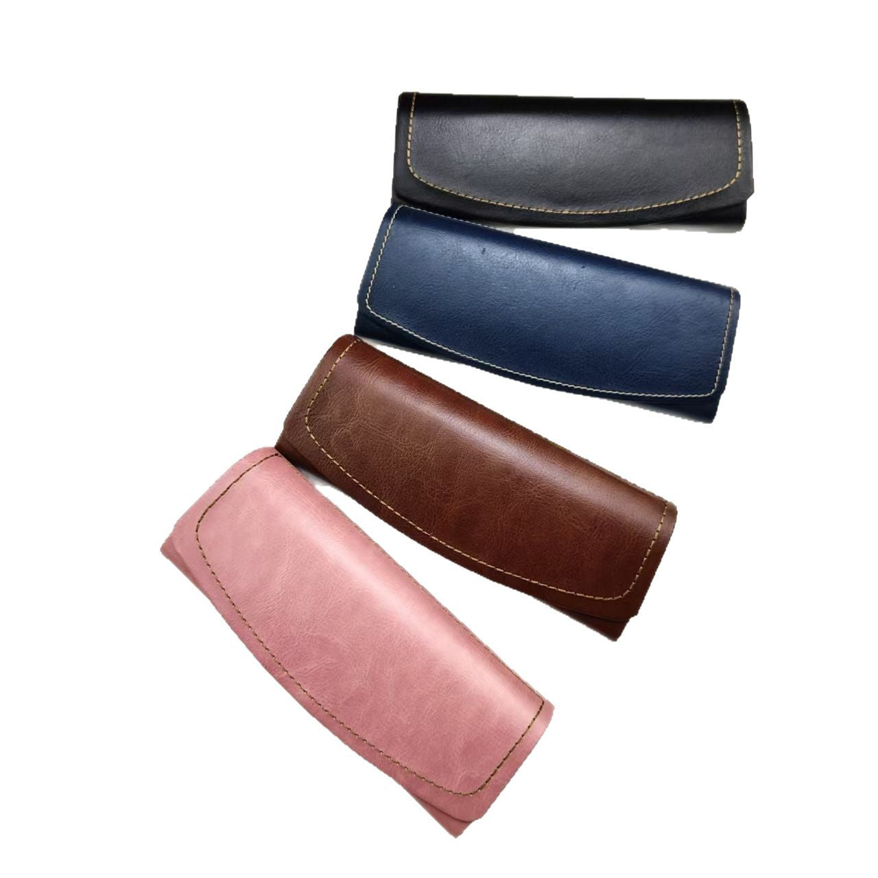 Genuine Oil Wax Leather Case - Flip-Top Unisex Anti-Pressure Outdoor